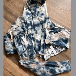 Young Fabulous & Broke Tie Dye Joggers Pants  Hoody Lounge Set Small Medium